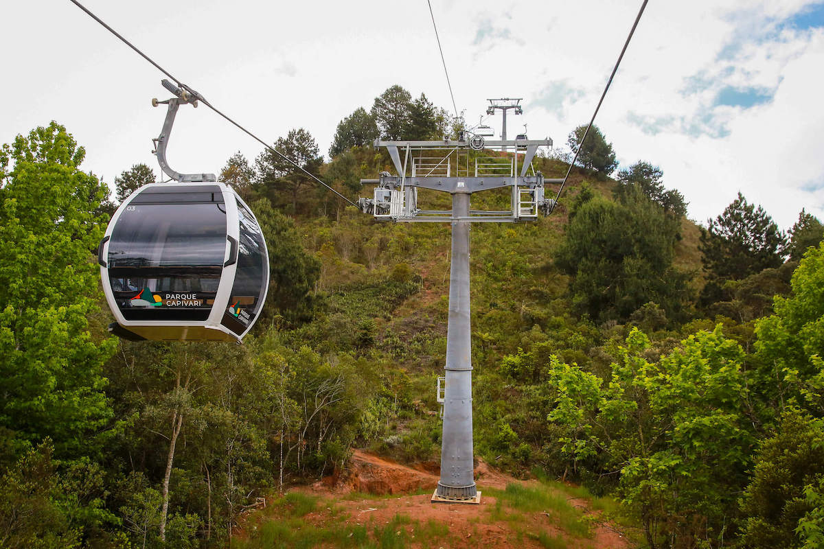 Parque Capivari em Campos do Jordão ganha novo teleférico