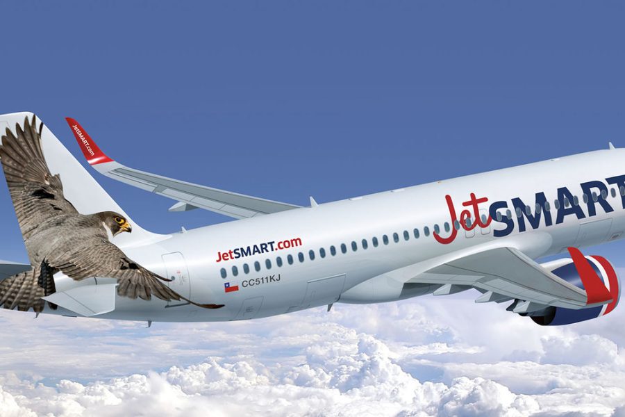 Low cost JetSmart opera voo Rio-Santiago