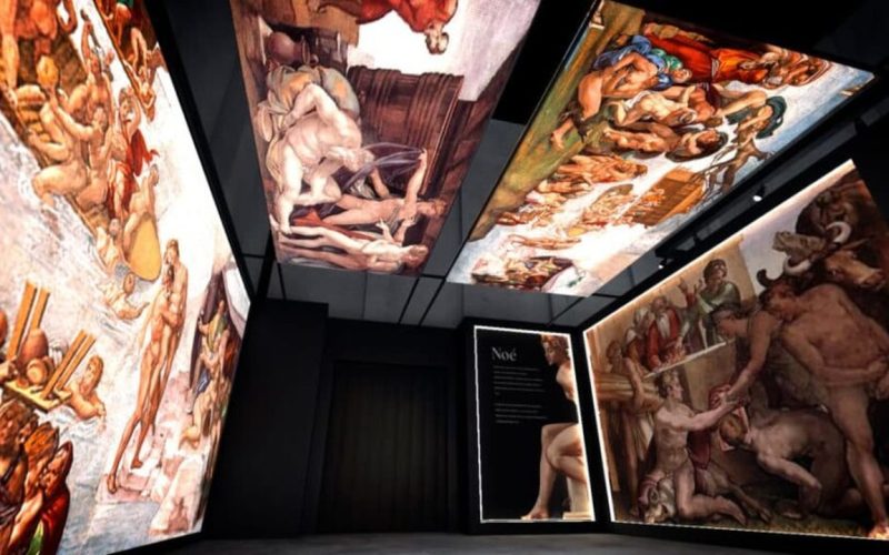 Exposição imersiva da Capela Sistina no MIS