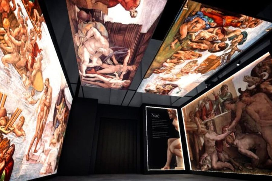 Exposição imersiva da Capela Sistina no MIS