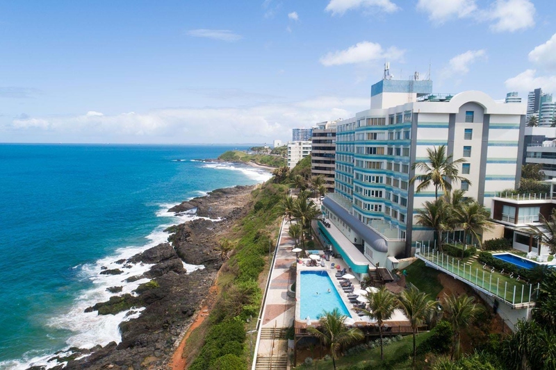 Hotel com vista para o mar na Bahia