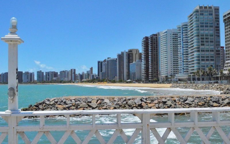 Praia da Iracema, em Fortaleza