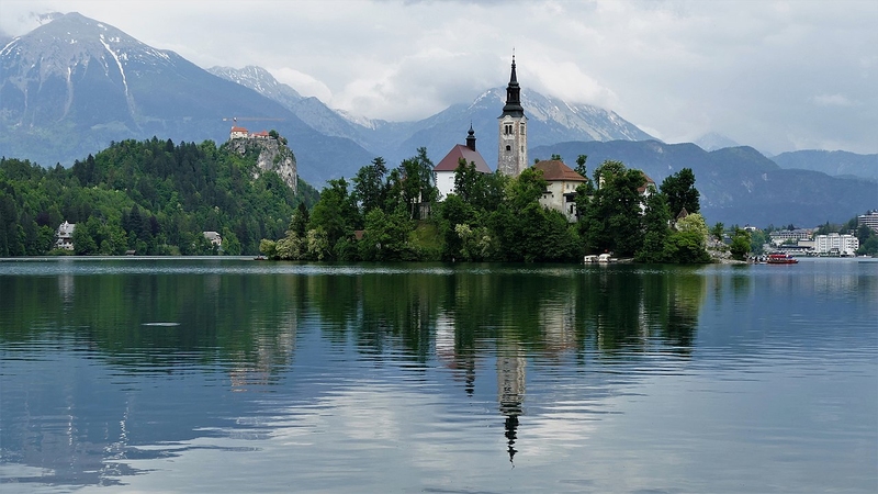 Lake Bled, na Eslovênia