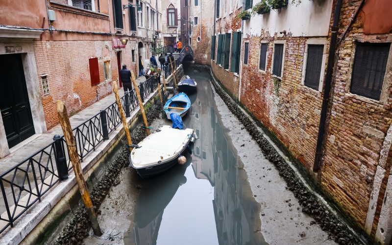 canais de veneza secos