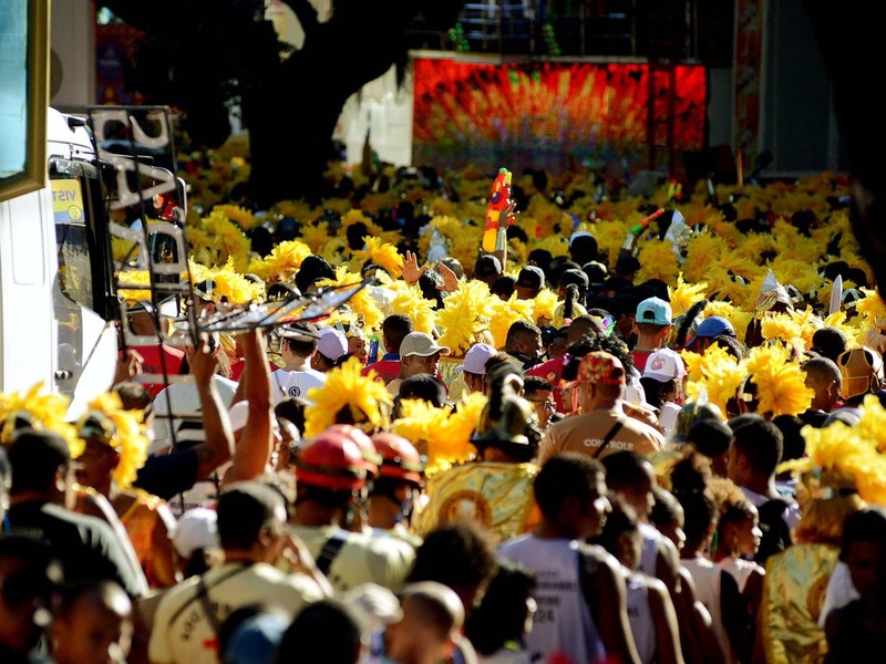 Blocos no carnaval de Salvador