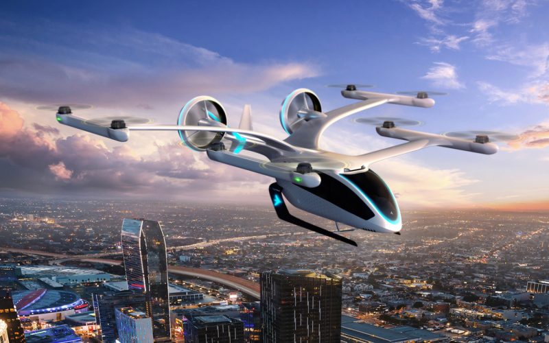 Evtol taxi aéreo ecológico