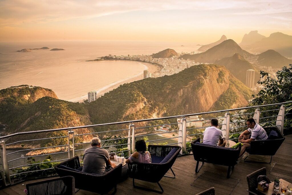 Restaurante com vista no Rio de Janeiro