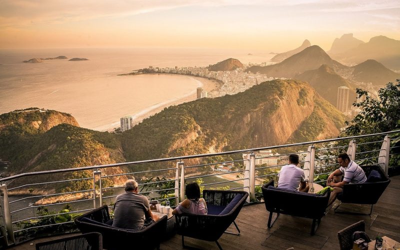 Restaurante com vista no Rio de Janeiro