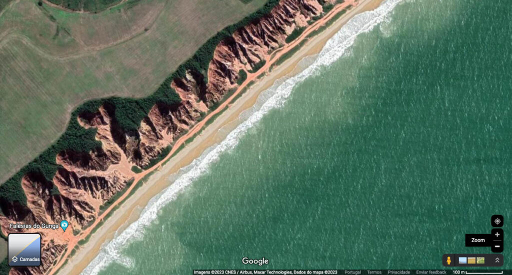 Paisagens brasil vista do google maps