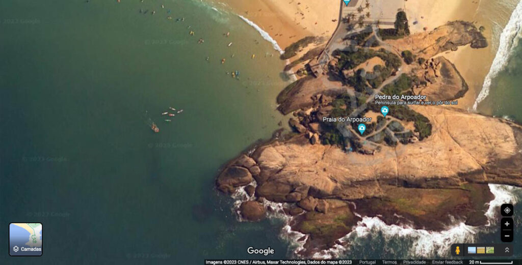 Paisagens brasil vista do google maps