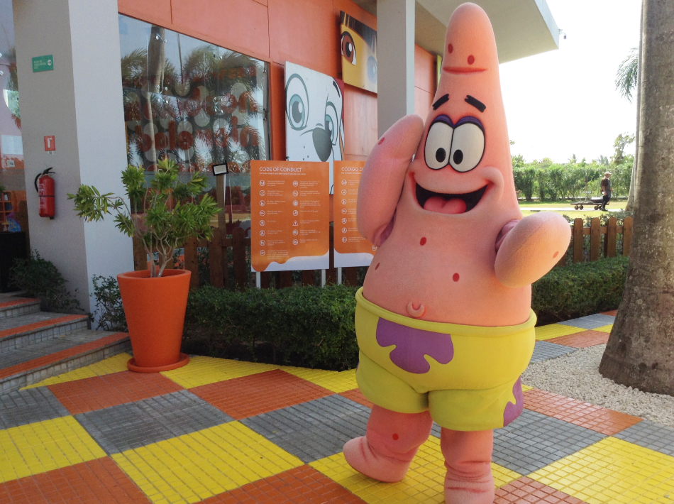 Personagens da Nickelodeon Resort