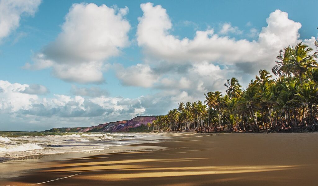 praias no litoral da Paraíba