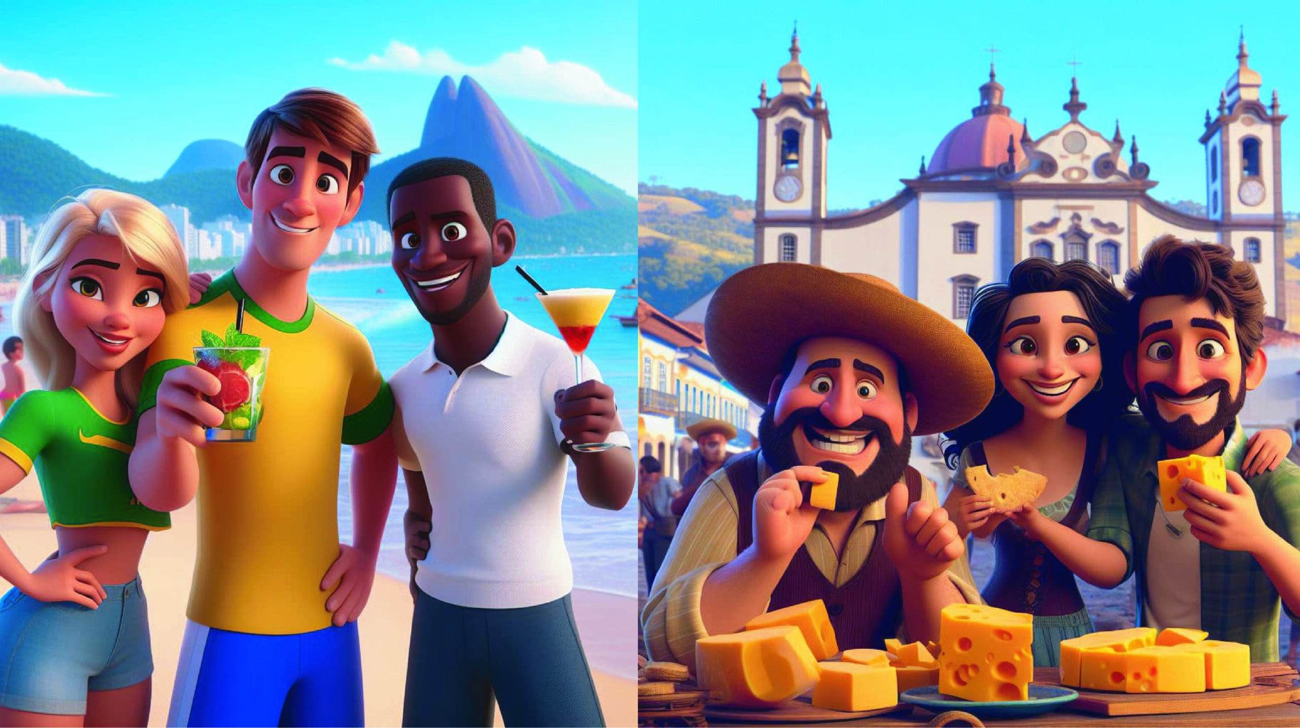 Como seriam os estados brasileiros se fossem desenhos da Pixar; veja fotos