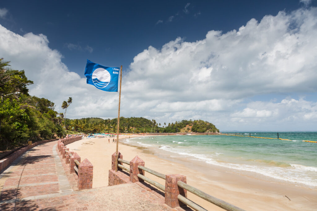 selo bandeira azul praias brasil