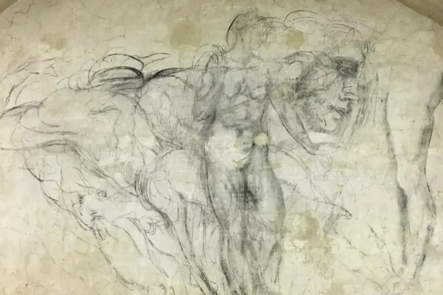 Sala Secreta com obras de Michelangelo aberta em Florenca. capa