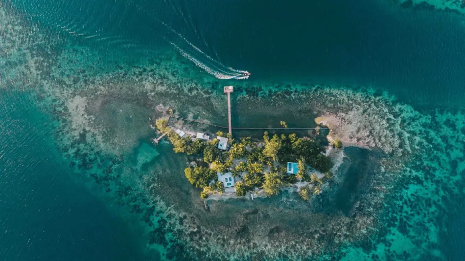 Ilhas paradisíacas em Belize - América Central