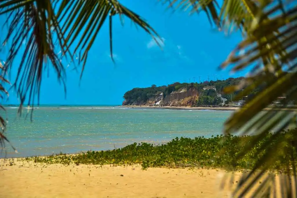 Praia de Cabo Branco, no litoral paraibano