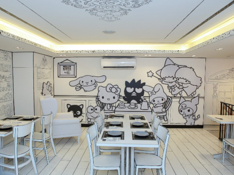 Hello Kitty 2D foi o primeiro restaurante desse tipo da personagem no mundo