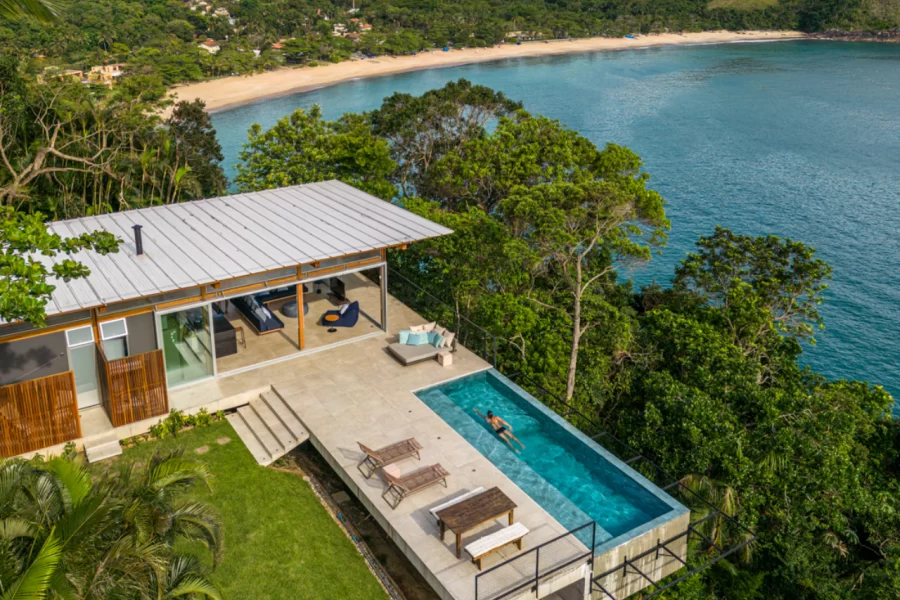 Casa com vista para o mar em São Paulo
