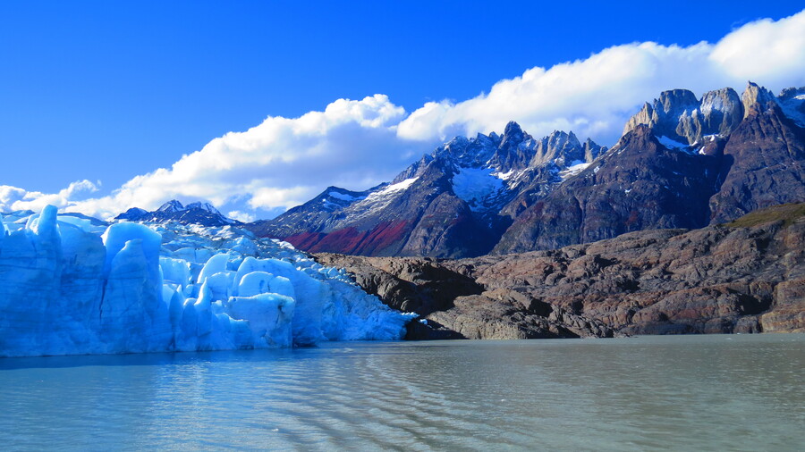 Glaciar Grey, em Torres del Paine, na Patagônia chilena