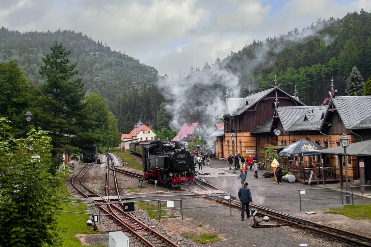 Roteiro de trem na Alemanha