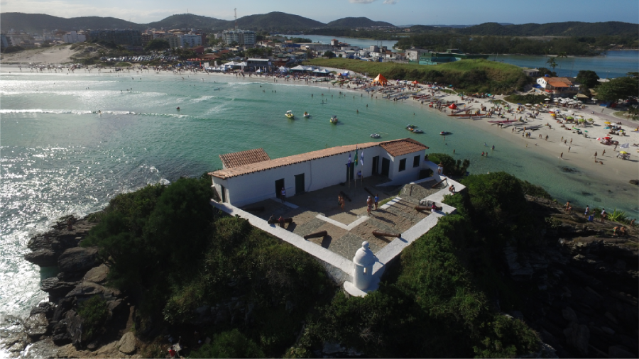 Uma das principais praias de Cabo Frio