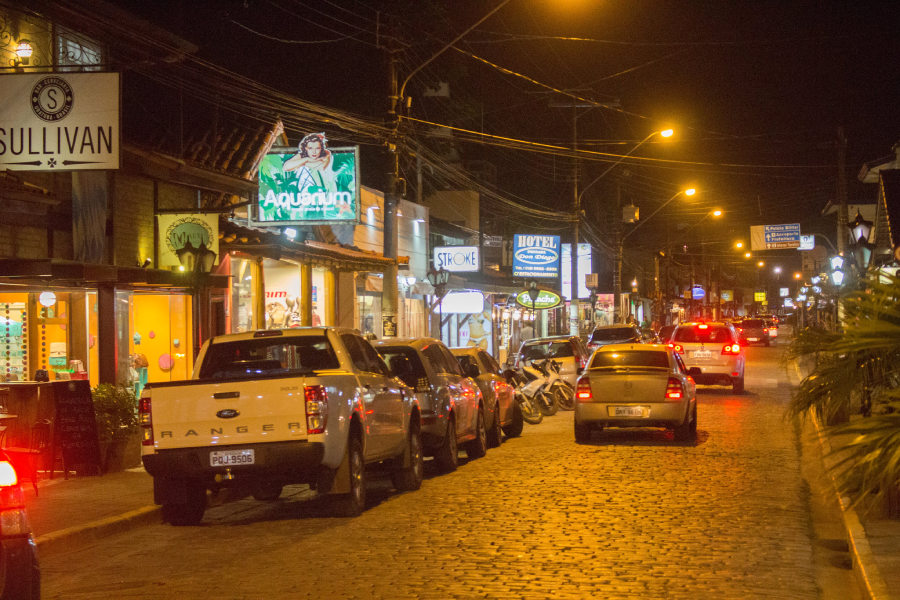 Rua Guarani, ponto turístico em Ubatuba