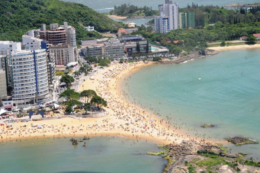 Praia do Costa, uma das melhores de Vitória