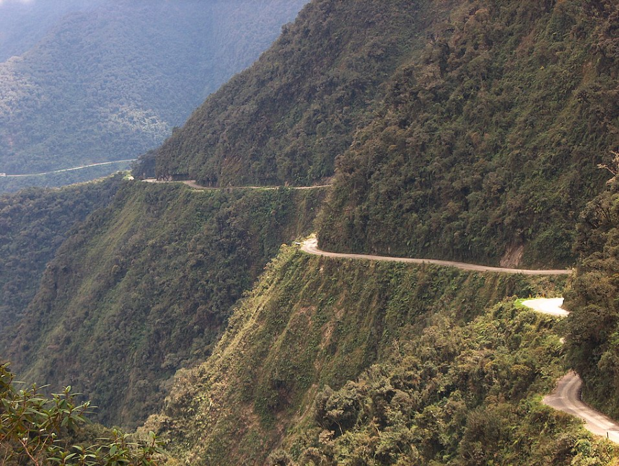 Caminho da Morte, um dos passeios em terras bolivianas