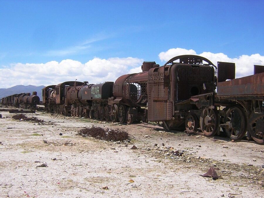 Cemitério de trens - Salar de Uyuni - Bolívia