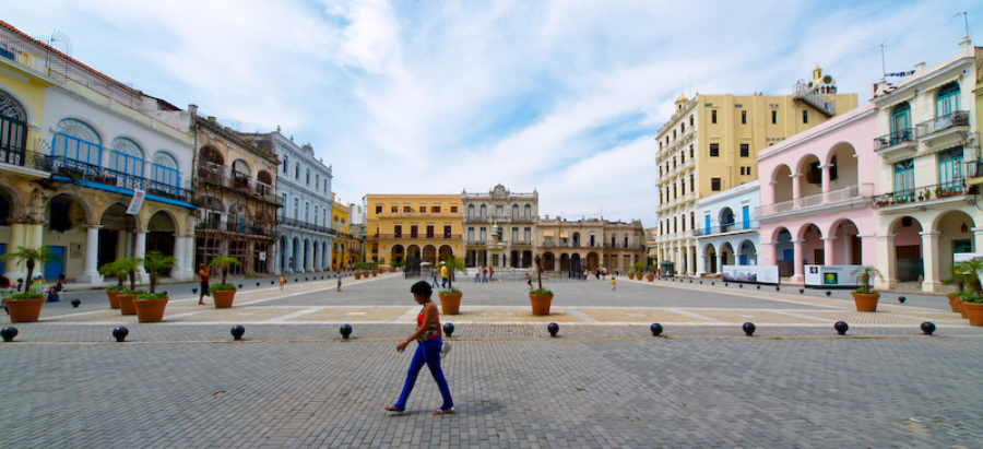 Plaza Vieja, na capital cubana