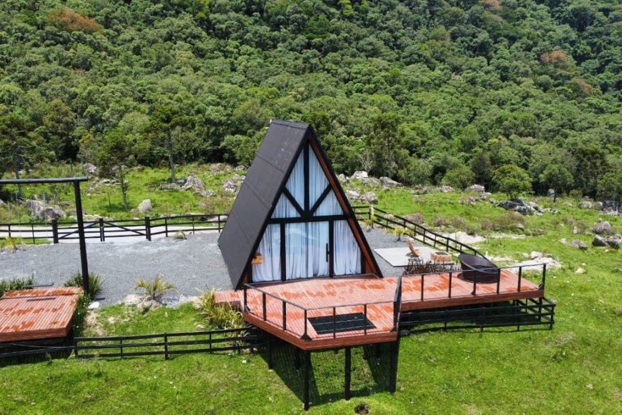 Cabana imersa na Serra Catarinense: um retiro dos sonhos