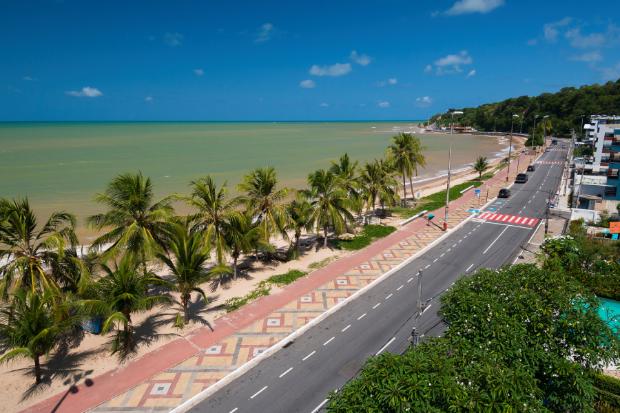 Praia de Cabo Branco, na capital da Paraíba