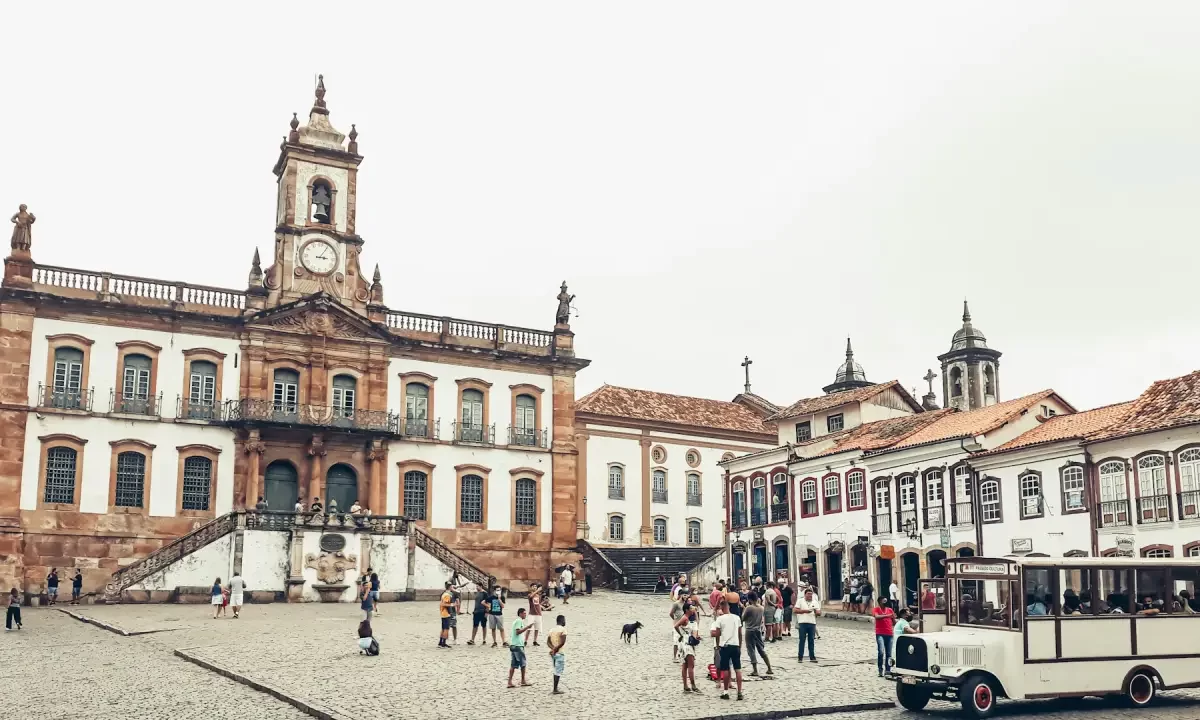 Pontos turísticos da cidade histórica de Minas Gerais