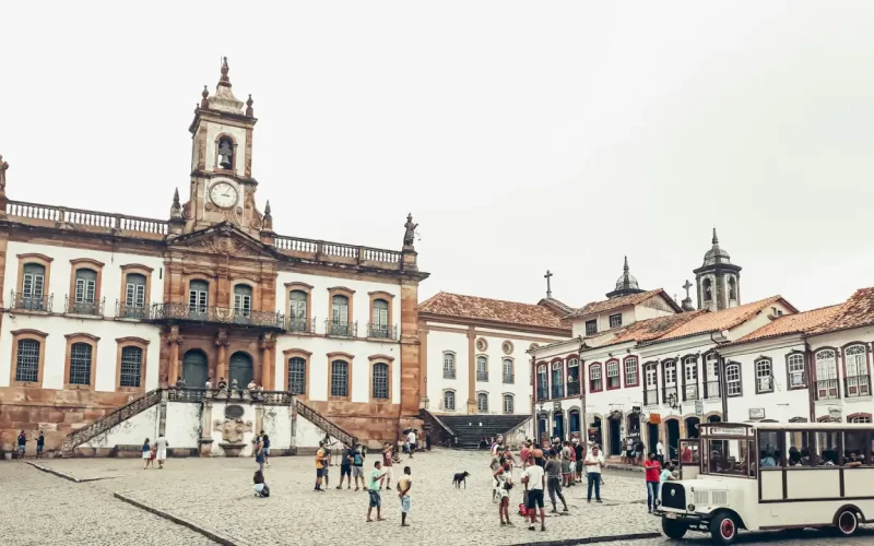 Pontos turísticos da cidade histórica de Minas Gerais