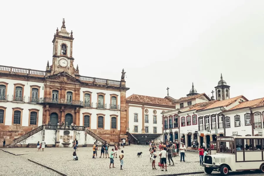 Pontos turísticos da cidade histórica de Minas Gerais