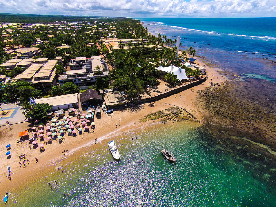 Praia do Forte, na Bahia