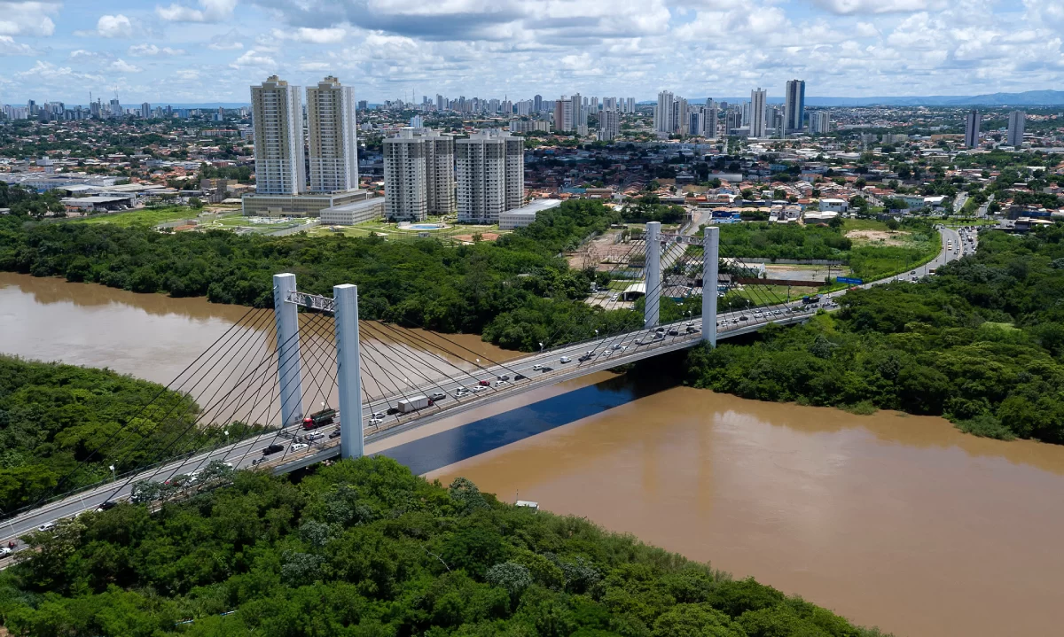 Vista aérea da cidade