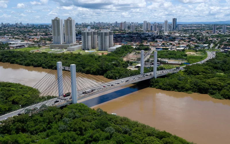 Vista aérea da cidade