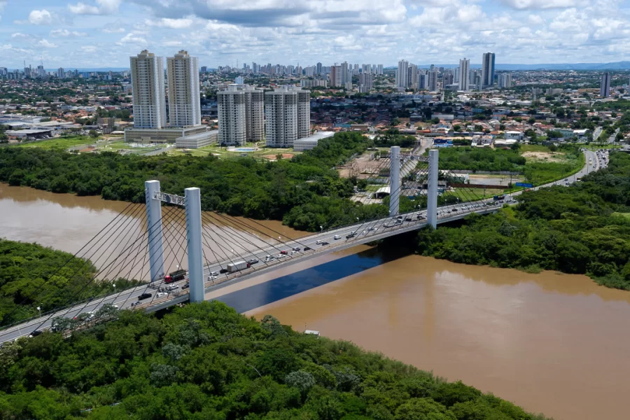 Vista aérea da cidade