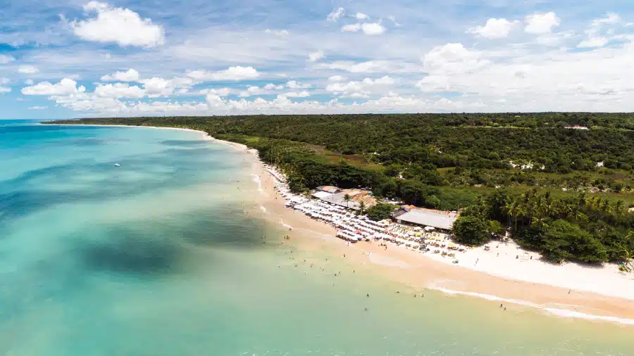 Praia dos Coqueiros, em Trancoso