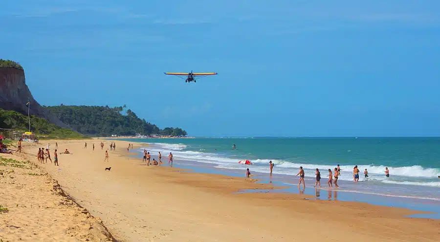 Taípe, em Arraial d'Ajuda