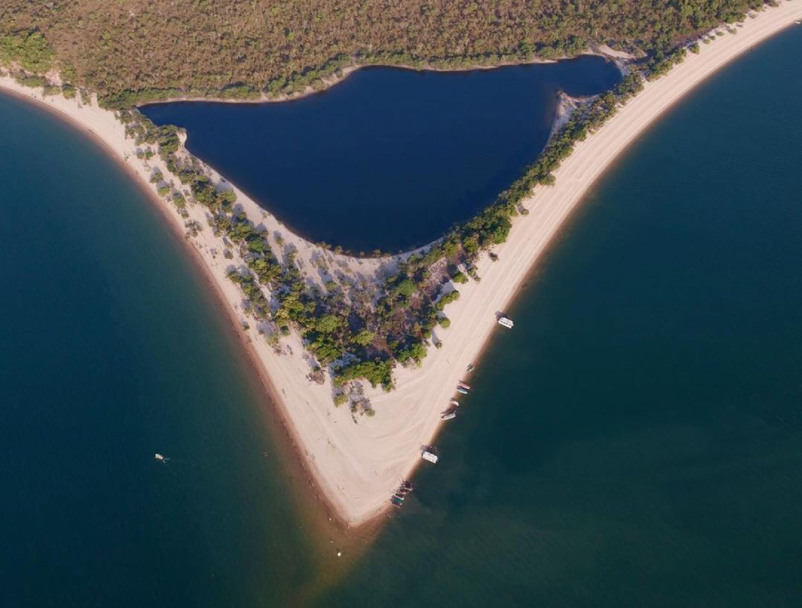 Ponta do Muretá, um dos lugares em Alter do Chão