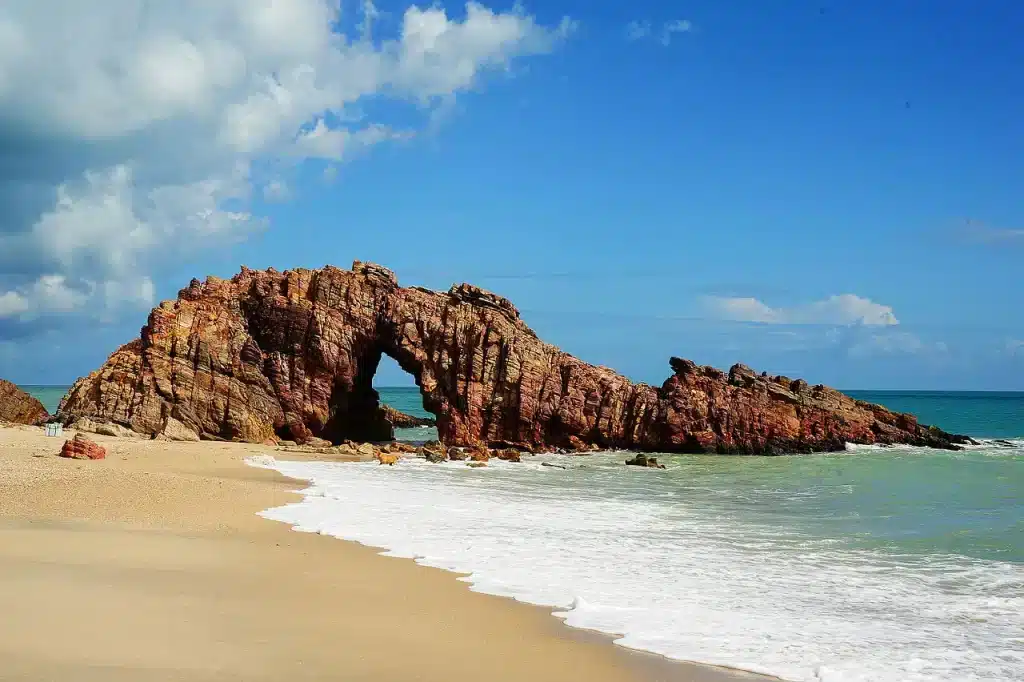 Pedra Furada, em Jericoacoara