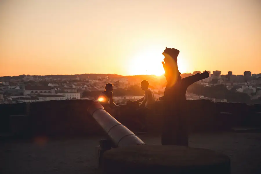 Vista panorâmica em Lisboa