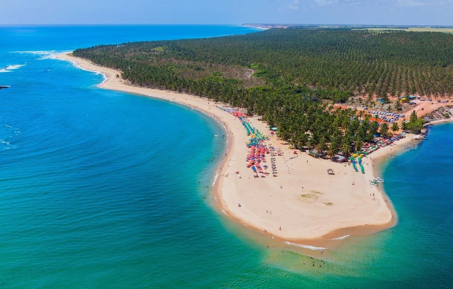 Viaje pelo Brasil - Praia do Gunga