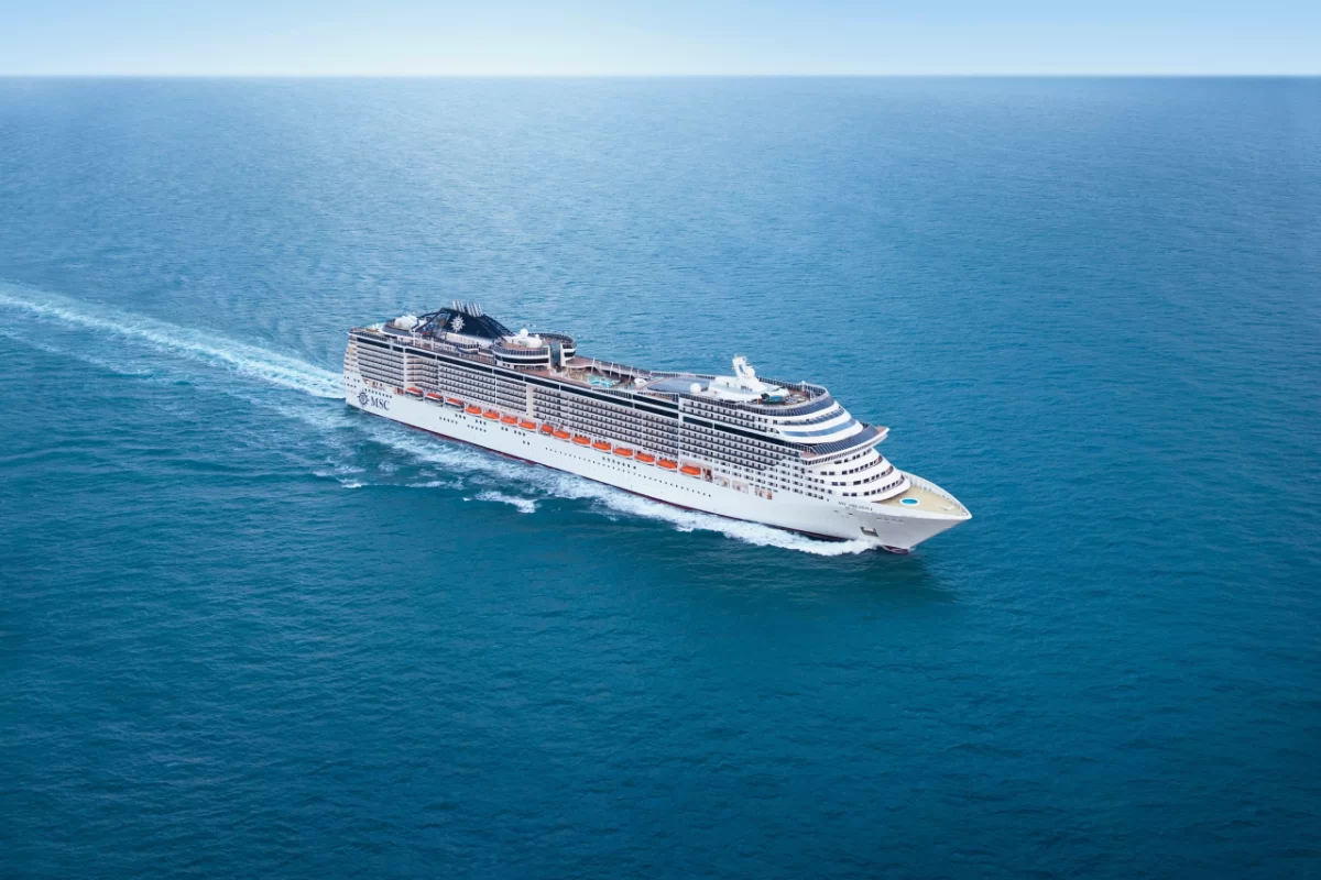 Navio Tempo Rei MSC