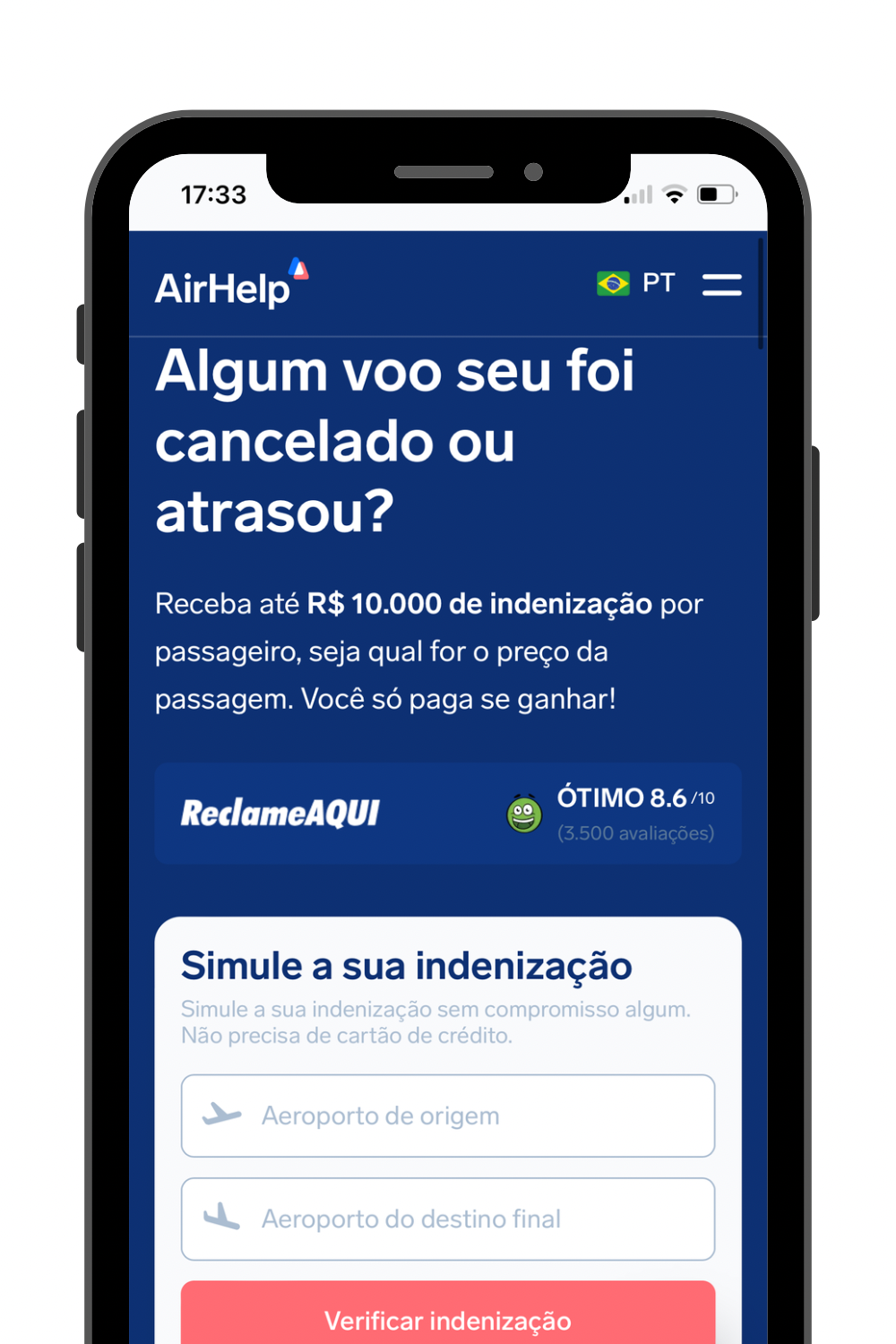AirHelp voo com atraso