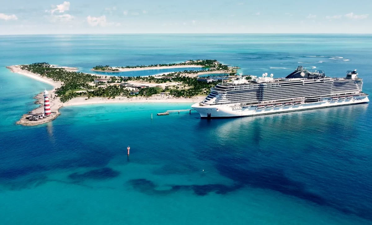 Ilha particular da MSC Ocean Cay