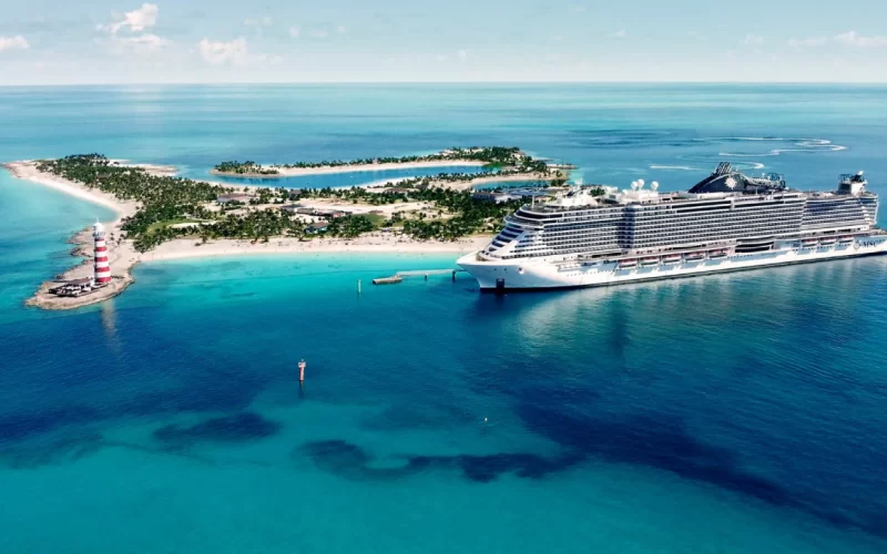 Ilha particular da MSC Ocean Cay